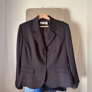 Tahari Women’s Blazer Jacket in Dark Brown 10P